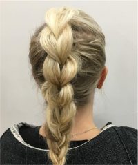 Salon Kanako - hair style - long, braid